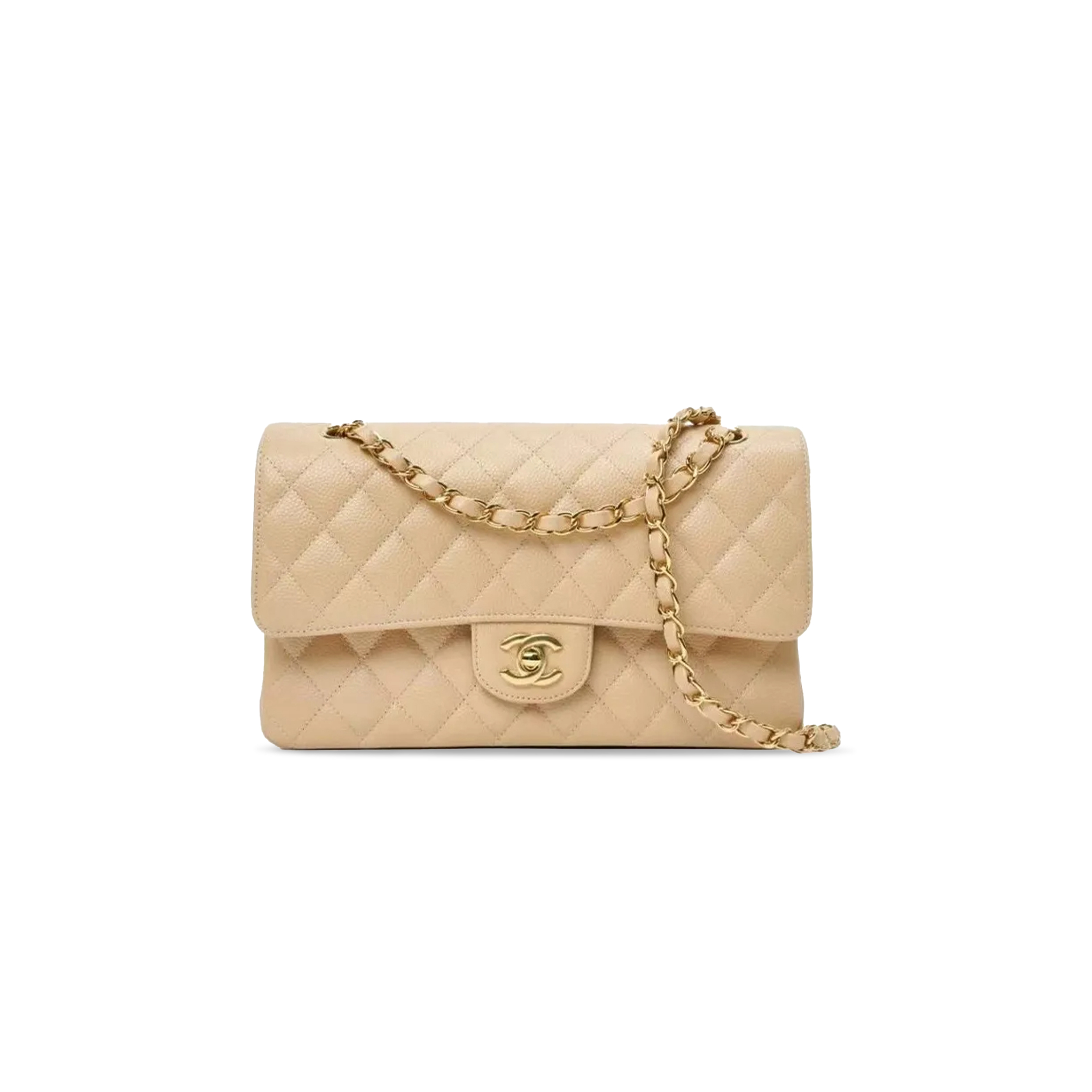 CHANEL MEDIUM CLASSIC FLAP QUILTED LAMBSKIN A01112 (25*15*6cm)